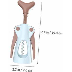 LIFKOME Cork Screw Wine Opener Wine Bottle Wing Opener Stainless Steel Corkscrew Easy to Clean Design