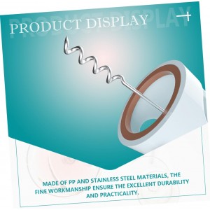 Press Extract Wine Opener Bottle Opener for Seniors Stainless Wing Corkscrew Easy to Use