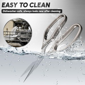 SSGP Kitchen Shears Set, All Purpose Heavy Duty Poultry Shears, Sharp Japanese Meat Scissors, Dishwash Safe Stainless Steel Kitchen Scissors for Food, Chicken Bones, Turkey, Christmas Gifts Women Men