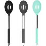 Silicone Slotted Cooking Spoon Set (13.2