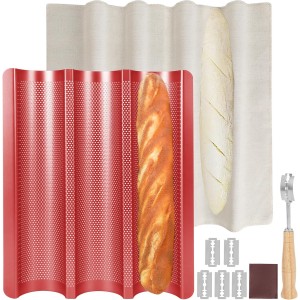 Perforated Baguette Bread Pan, French Br...