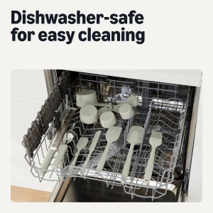 Amazon Basics Zester and Grater Tool, Soft Grip Handle, Dishwasher-Safe, Linen Gray