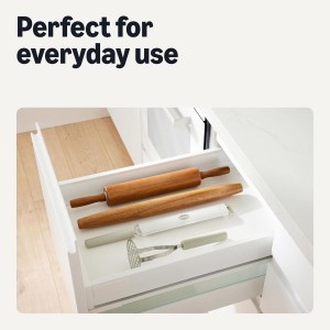 Amazon Basics Zester and Grater Tool, Soft Grip Handle, Dishwasher-Safe, Linen Gray