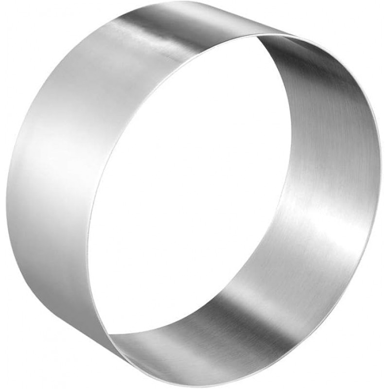 6 inch Stainless Steel Cake Mold, Dishwasher Safe Cake Ring Mold for Baking, Design for Valentine's Day Decorations & Home Baking