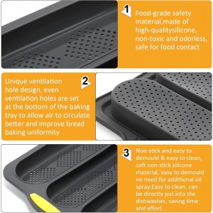 8 Pcs Silicone Baguette Hamburger Bun Baking Pan Set 4 6 9 Cup French Bun Mold 3 Cup Nonstick Baguette Bread Pan with Tool for Homemade Bread Loaf Sandwich Microwave