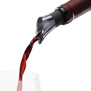 Innovine Drip Stop Pour Spout, Reusable Wine Pourer, Durable Construction with Rubber Base, Perfect for White and Red Wines, Home Bar Accessories, Kitchen Essentials, Barware, Set of 2