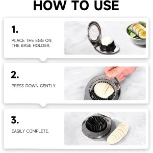 Egg Slicer for Hard Boiled Eggs,Egg Cutter,Strawberry Slicer,Heavy Duty Aluminium Tomato Slicer,Stainless Steel Wire Multipurpose, Dicer for Soft Fruit Mushroom,Suitable for Home, Picnics