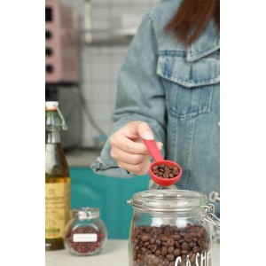 Silicone Measuring Spoons Set of 5, Assorted Colors