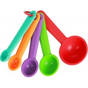 Silicone Measuring Spoons Set of 5, Asso...
