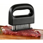 Meat Tenderizer with 48 Stainless Steel Ultra Sharp Needle Blades Heavy Duty Cooking machine, Detachable Kitchen Cooking Tool, perfect for, pork chops, chicken, and barbecue, a steak tenderizing tool‌
