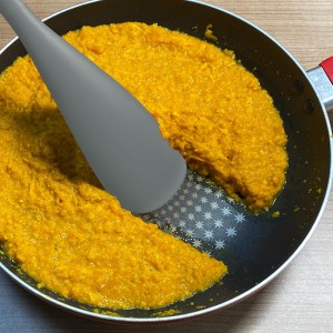 Silicone Spatula Spoon, Great for Both Cooking and Serving Durable BPA-Free Matte Black Silicone, Seamless Design, Safe for Nonstick Cooking Surfaces, 2-Pcs, Gray