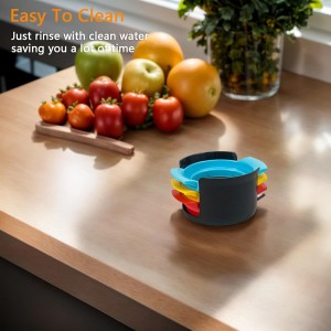 3-in-1 Egg Slicer for Hard Boiled Eggs, Stainless Steel Wire Egg Cutter/Dicer with Plastics Non-Slip Base, Multi-Purpose Kitchen Tool for Soft Fruits, Strawberries, Mushrooms, Easy to Clean