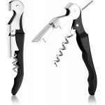 Wine Opener Professional Waiter's Corkscrew Wine Opener Set - Stainless Steel Wine Key with Foil Cutter, Multifunctional Bottle Opener for Wine & Beer