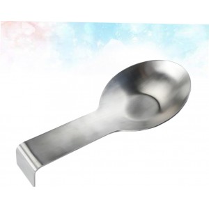 1pc Stainless Steel Spoon Rest Holder and Rustproof Utensil Rack for Home and Restaurant Use Easy to Clean Kitchen Accessory for Spatulas and Spoons