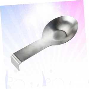 1pc Stainless Steel Spoon Rest Holder and Rustproof Utensil Rack for Home and Restaurant Use Easy to Clean Kitchen Accessory for Spatulas and Spoons