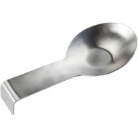 1pc Stainless Steel Spoon Rest Holder and Rustproof Utensil Rack for Home and Restaurant Use Easy to Clean Kitchen Accessory for Spatulas and Spoons