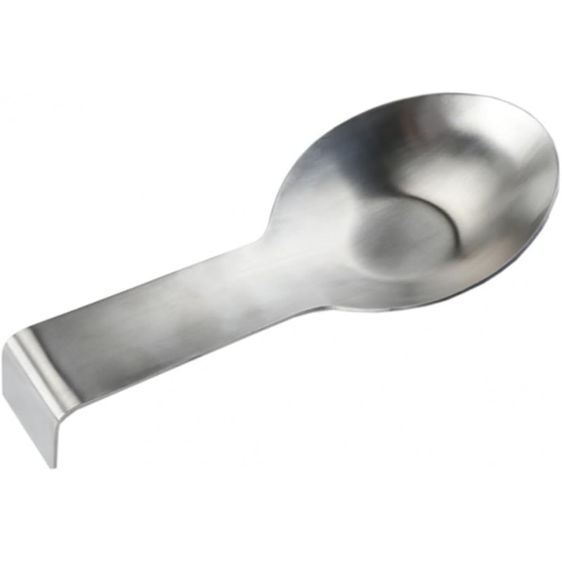 1pc Stainless Steel Spoon Rest Holder and Rustproof Utensil Rack for Home and Restaurant Use Easy to Clean Kitchen Accessory for Spatulas and Spoons