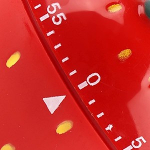 Mechanical Kitchen Timer, Egg Timer Cute, Wind up Timer Manual, Visual Timer, Cooking Timer Trawberry Shaped for Classroom Hard Boiled Eggs