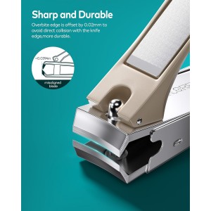 MR.GREEN 4Pcs Nail Clippers Set, Upgraded Anti-Splash Nail Clippers with Nail File and Tweezers, Professional Fingernail Toe Nail Clippers, Portable Manicure Nail Kit with Premium Case for Men& Women