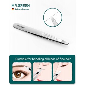 MR.GREEN 4Pcs Nail Clippers Set, Upgraded Anti-Splash Nail Clippers with Nail File and Tweezers, Professional Fingernail Toe Nail Clippers, Portable Manicure Nail Kit with Premium Case for Men& Women