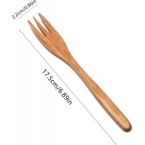 Wood Fork for Cooking, Meat Serving Forks Salad Servers Spaghetti Forks for Eating Cooking