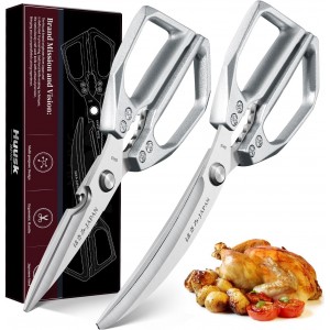 HUUSK Kitchen Scissors Set Silver - Stai...