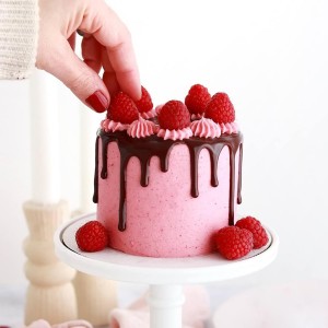 HUAKENER 4 Inch Cake Pan, 4 Pack Silicone Cake Molds with 100 Pieces Parchment Paper, Nonstick Round Cake Pan for Smash Cakes, Layer Cakes, Cheese Caks, Chocolate Cakes