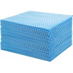 GUYUANGLO Disposable Dish Cloths Heavy Duty Disposable Cleaning Towels and Dish Cloths Dish Rags for Kitchen,13.78 x 15.75 inches- 50 Counts/Pack,Blue