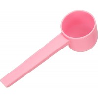 uxcell Measuring Spoons, Plastic Coffee Scoops Teaspoon for Coffee Bean Spices Sugar Salt Powder Pink