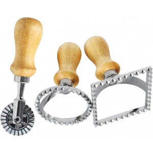 3pcs Zinc Alloy Ravioli Cutter Set Profe...