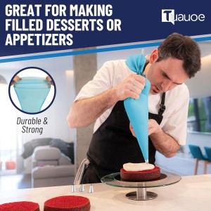 Cream Horn Molds for Baking, 23pcs Horn Forms Set, Non-stick Stainless Steel 15pcs Cone Shaped with Cleaning Brush, Piping Tip, Piping Bag, for ice Cream Cones, Puff Pastry, Baking Cones