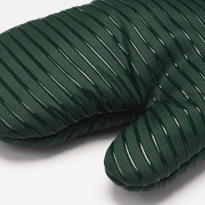 Beneno Kitchen Oven Mitts 2-Pack Heat Resistant to 500°F with Non-Slip Silicone Grip, Extra Long 14.3