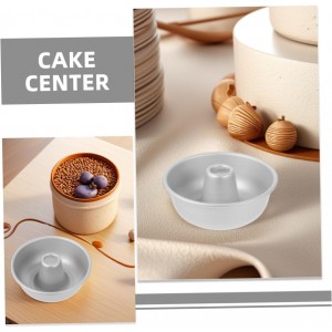 DECHOUS 2pcs Heavy Duty Doughnut Making Moulds Round Aluminum Alloy Nonstick for Easy Cleanup