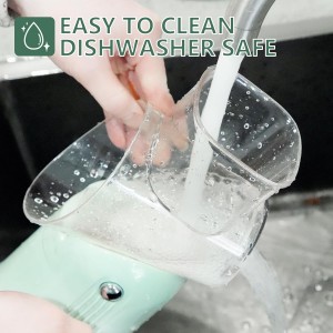 Rotary Cheese Grater with Handle: 5-in-1 Cheese Grater Hand Crank, Strong Suction Base for Fruit Vegetables Nuts with Blade Storage Box (Green)