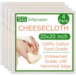 4-Pack Hemmed Cheesecloths - 20
