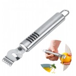 Stainless Steel Lemon Zester Grater, Lemon Zester Tool, Citrus Zester Grater, Zester Tool for Orange Citrus Peeler