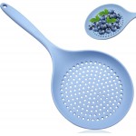 Silicone Slotted Spoon, Large Kitchen Spoon Strainer for Versatile Use, Perfect for Pasta, Dumplings, and More, Durable and Heat-Resistant Design for Everyday Cooking Needs
