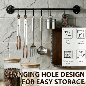 Wooden Tongs for Cooking Heat Resistant 2 Pcs 9 Inch 12 Inch Wooden Salad Tongs with Wood Tip for Serving Food Walnut Wood Kitchen Utensils for Toaster Home Chefs Gift Suitable for Non-stick Cookware