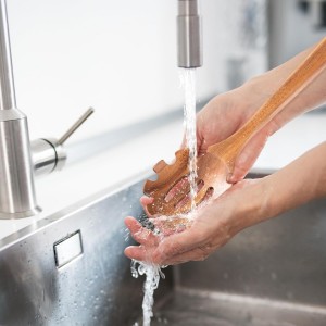 Pasta Spoon with Teeth Wooden Spoons for Cooking Acacia Wood Spaghetti Spoon Pasta Fork Noodle Scoop,Elaborately Polished Wooden Spaghetti Server with Teeth