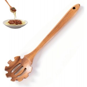 Pasta Spoon with Teeth Wooden Spoons for...