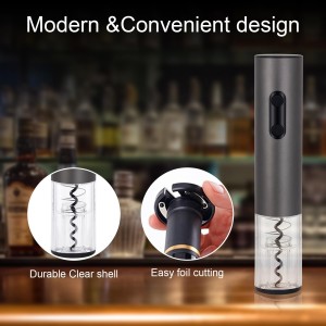 Electric Wine Opener,Rechargeable Automatic Wine Corkscrew with Foil Cutter, Type-C Charging Wine Openers With LED Light For Wine Lovers Gift Christmas Home Bar Party