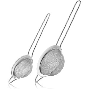 2 Pack Fine Mesh Strainers, Mini Stainle...