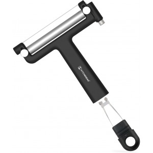 KITCHENDAO 3 in 1 Wing Corkscrew and Adjustable Wire Cheese Slicer