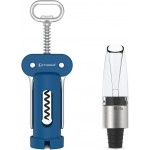 KITCHENDAO 3 in 1 Wing Corkscrew Wine Bottle Opener and 2-in-1 Wine Aerator Pourer and Stopper