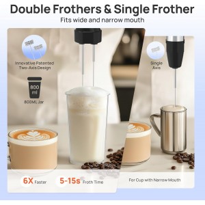 Consciot 10-in-1 Immersion Blender Handheld Max 1100W with Entire Stainless Steel Blender Shaft, Trigger Speed Control, 800ml Beaker, 600ml Chopper, Beaters, Frothers, Hooks, Masher, Whisk & 600ml Cup