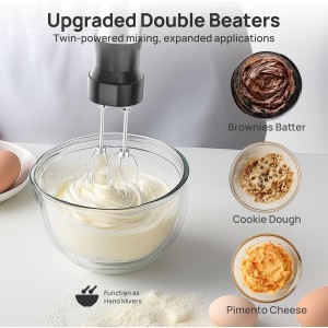 Consciot 10-in-1 Immersion Blender Handheld Max 1100W with Entire Stainless Steel Blender Shaft, Trigger Speed Control, 800ml Beaker, 600ml Chopper, Beaters, Frothers, Hooks, Masher, Whisk & 600ml Cup