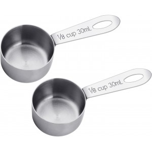 2Pcs Coffee Scoop 1/8 Cup Measuring Scoo...