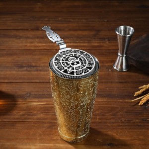 Stainless Steel Cocktail Strainer Bar Strainer (Skull)