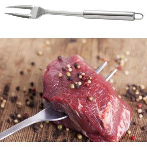 Stainless Steel Carving Fork for Meat, 2 Pieces Meat Forks with Long Heat-Resistant Handle for Grilling, Cooking, Servin, Serving, 13 Inch