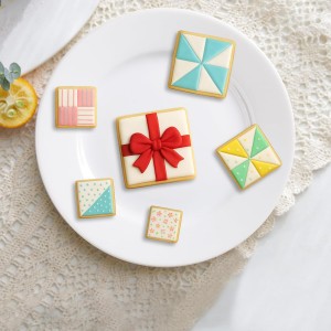 6PCS Square Cookie Cutter Set, Large Geometric Stainless Steel Baking Supplies for Homemade Cookies, Square Plaque Cookie Cutters Shapes Biscuit Molds, 6 Sizes (1.5, 2, 2.5, 3, 3.5, 4 Inch)